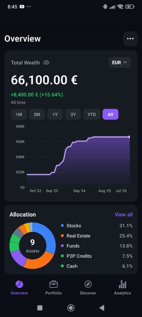 Dark mode screenshot
